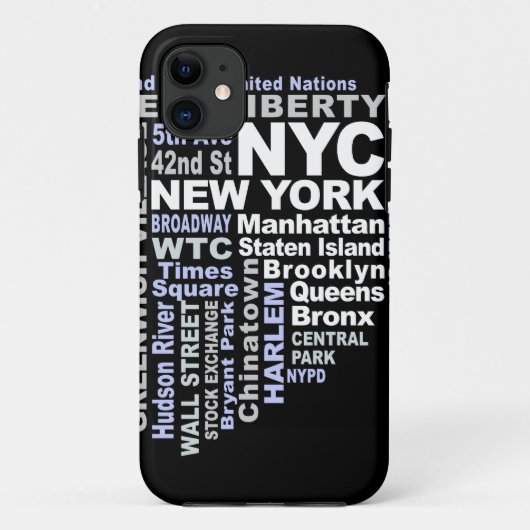 NYC iPhone Case-Mate Case-Mate iPhone Case (Achterkant)