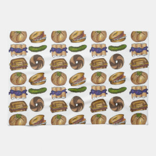 NYC Jewish Deli Food Pickle Blintz Bagel Knish Lox Theedoek