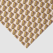 NYC Joodse Deli Bagel Capers Lox Cream Cheese Tissuepapier (Detail)