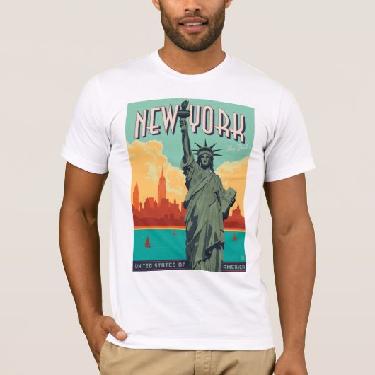 NYC - Lady Liberty T-shirt (Voorkant)