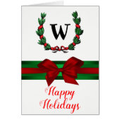 NYC large Skyline Etted BW Noël vacances (Devant)