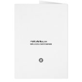 NYC large Skyline Etted BW Noël vacances (Dos)