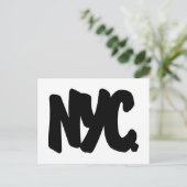 NYC-letters Briefkaart (Staand voorkant)