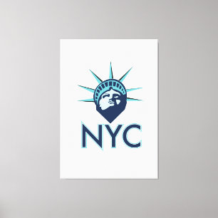 NYC Liberty Canvas Afdruk