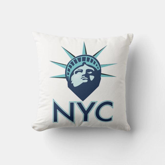 NYC Liberty Kussen (Voorkant)