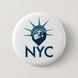 NYC Liberty Ronde Button 5,7 Cm