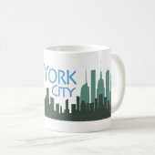 NYC Liberty Skyline mok (Voorkant rechts)