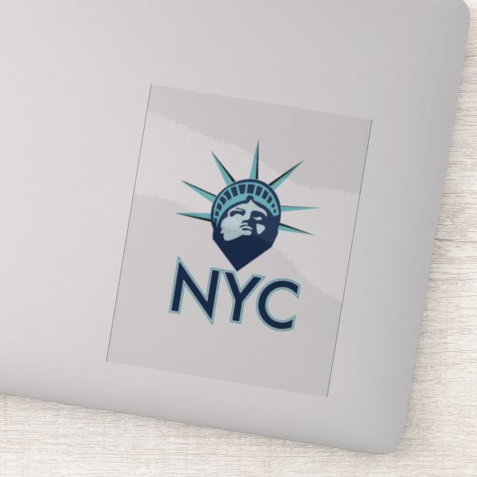 NYC Liberty Sticker (Detail)