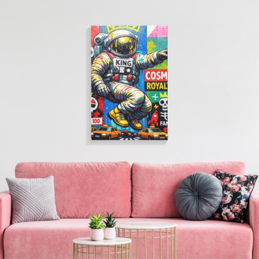 NYC MAJESTEIT-4 CANVAS AFDRUK (Insitu (Woonkamer))