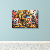 NYC MAJESTEIT CANVAS AFDRUK (Insitu (Houten vloer))