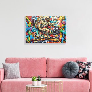 NYC MAJESTY-3 CANVAS AFDRUK