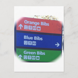 NYC MARATHON BIBS BRIEFKAART