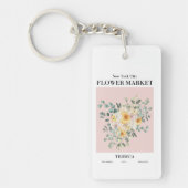 NYC Market Flower TRIBECA Sleutelhanger (Voorkant)