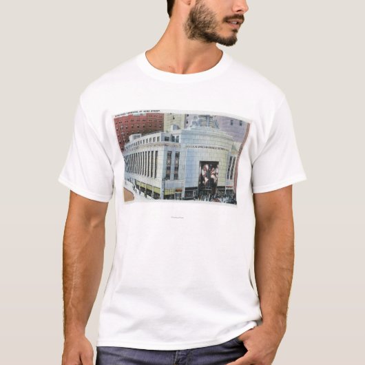 NYC, New York42nd Street Uitzicht of Terminals T-shirt (Voorkant)