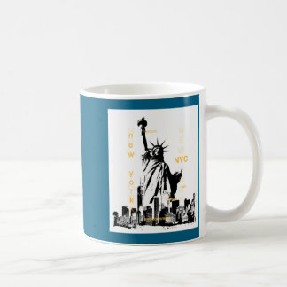Nyc New York Brooklyn Brug Liberty Beeld Heren _ Koffiemok