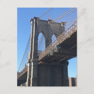 NYC New York City Brooklyn Bridge Briefkaart