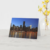 NYC New York City Manhattan Night Kaart (Gele Bloem)