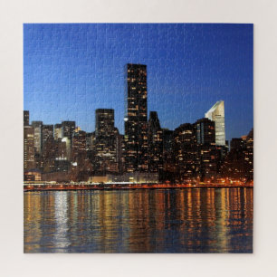 NYC New York City Manhattan Night Legpuzzel