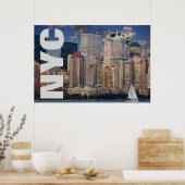 NYC New York City Manhattan Poster (Keuken)