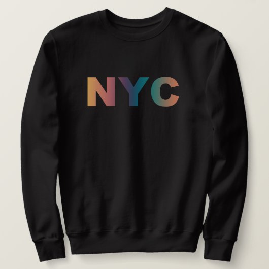 NYC _ New york city minimalist usa script state Trui (Design voorkant)