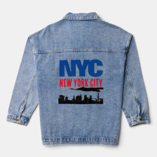 NYC New York City USA Retro Vintage Navy Blue