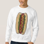 NYC New York Hot Dog met Mustard Relish Sweatshirt (Voorkant)