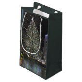 NYC New York kerstboom Rockefeller Center Klein Cadeauzakje (Achterkant Gekanteld)