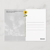 NYC Night Skyline - H briefkaart (Achterkant)