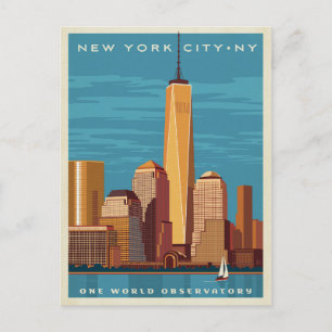 NYC - One World Observatory Briefkaart