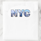 NYC OVALE STICKER (Tas)