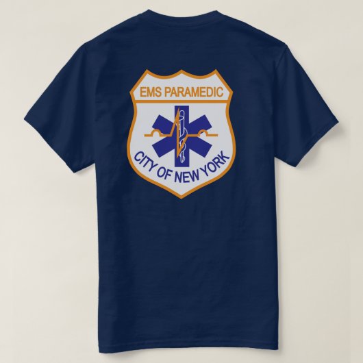 NYC Paramedic T-Shirt (Design achterkant)