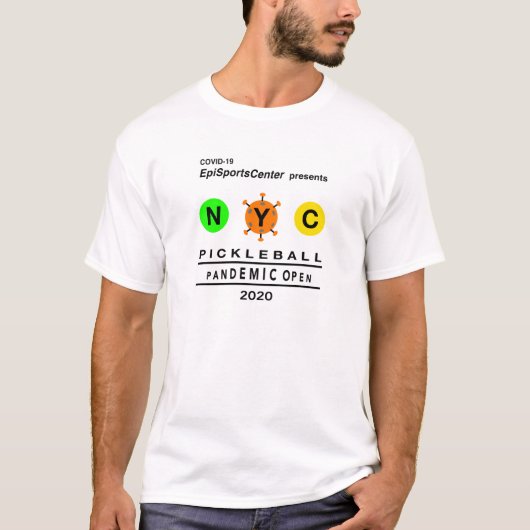 NYC Pickleball Pandemic-on Light kleding T-shirt (Voorkant)