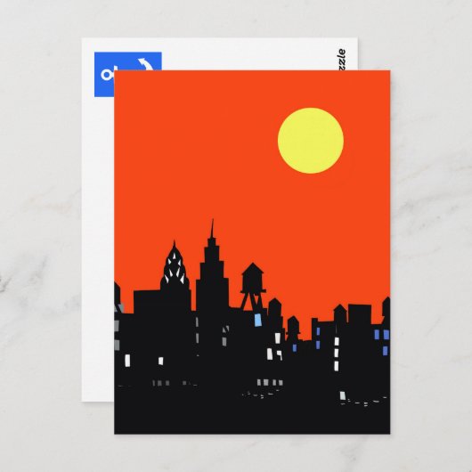 NYC Post Card Briefkaart (Voorkant / Achterkant)
