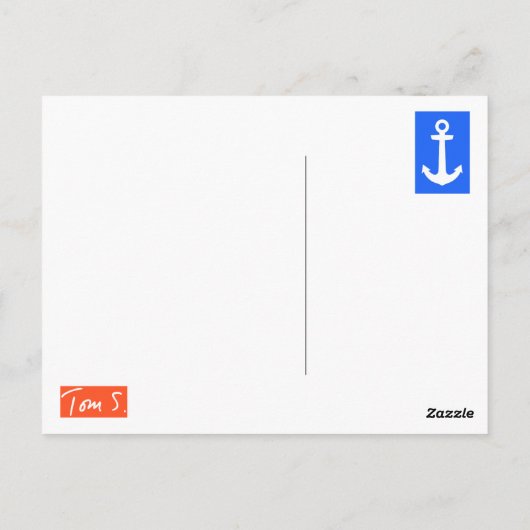 NYC Post Card Briefkaart (Achterkant)