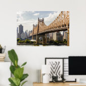 NYC Poster Queensboro Bridge New York (Thuiskantoor)