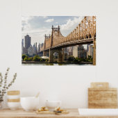 NYC Poster Queensboro Bridge New York (Keuken)
