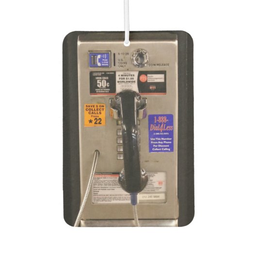 NYC Public Telefoon Payphone Luchtverfrisser (Voorkant)