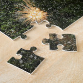 NYC Rockefeller Center - astomboom die sneeuwt Legpuzzel (Zijkant)