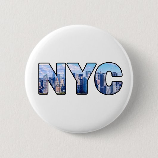 NYC RONDE BUTTON 5,7 CM (Voorkant)
