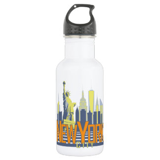 NYC Silhouet Vet Waterfles