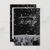 NYC Skyline #2 Black Whart RSVP (Voorkant / Achterkant)