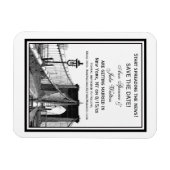 NYC Skyline Brooklyn Bridge #2 Save the Date Magneet (Horizontaal)