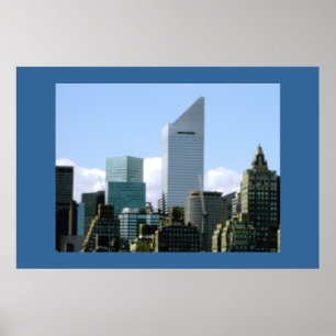 NYC SKYLINE - BURGERBOUW POSTER