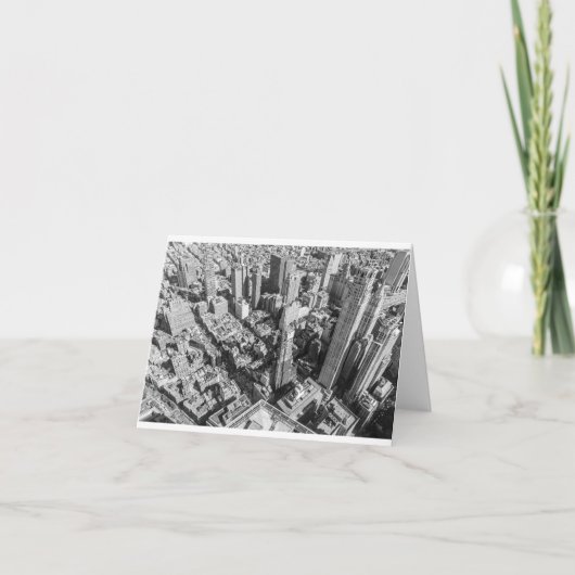 NYC Skyline - Carte pliée vierge (Devant)