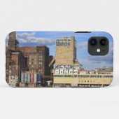 NYC Skyline Domino Sugar Factory, Graffiti Case-Mate iPhone Case (Achterkant (horizontaal))