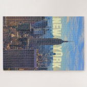 NYC Skyline Emp St BLDG, World Trade 2C Legpuzzel (Horizontaal)