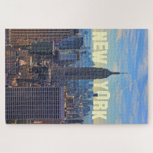 NYC Skyline Emp St BLDG, World Trade 2C Legpuzzel (Horizontaal)