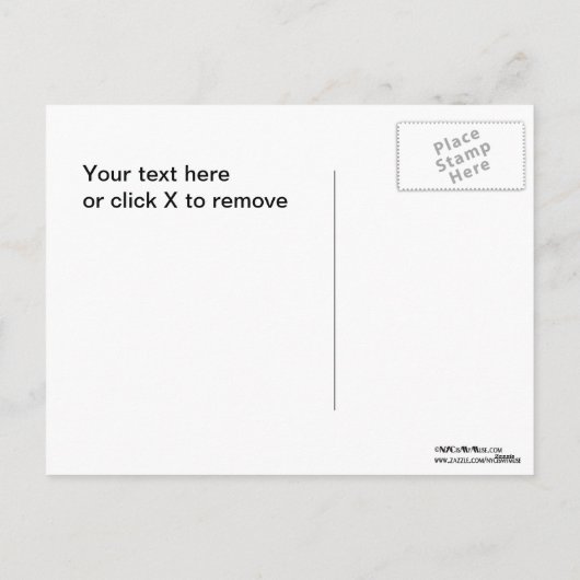 NYC Skyline: ESB-kerstSilhouette Feestdagenkaart (Achterkant)