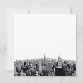 NYC Skyline Etched Fisheye Uitzicht (Achterkant)