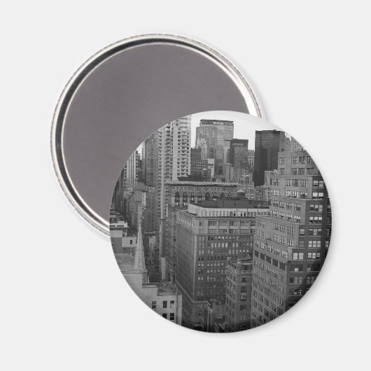 NYC Skyline Foto Magneet (Voorkant / Achterkant)